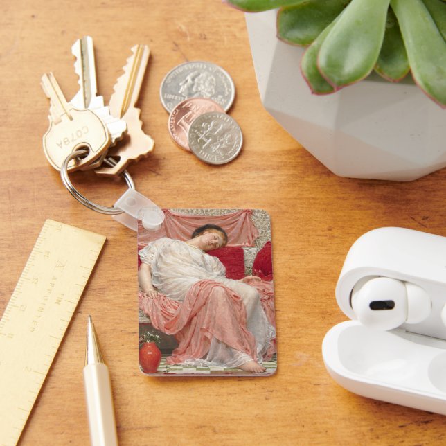 Jasmine by Albert Joseph Moore, Victorian Fine Art Key Ring (Desk)
