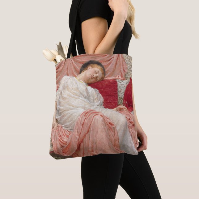 Jasmine by Albert Joseph Moore, Victorian Fine Art Tote Bag (Close Up)