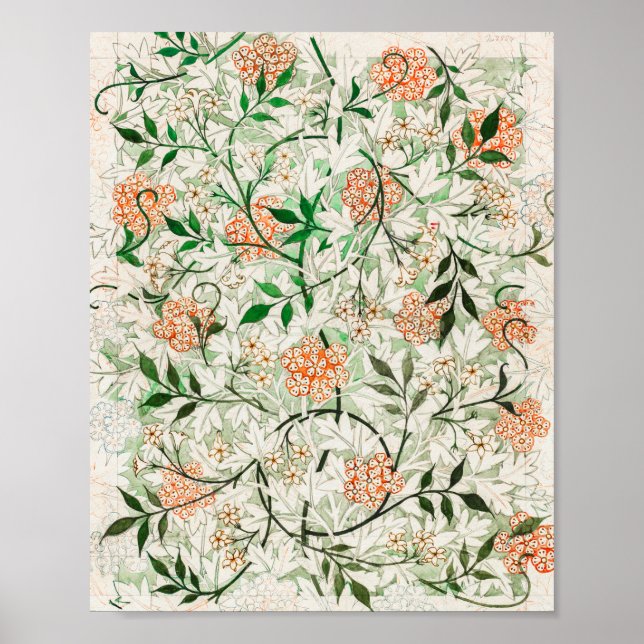 Jasmine By William Morris Poster (Front)