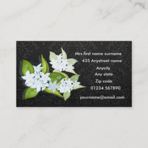 Jasmine flowers 2013 calendar business cards