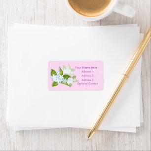 Jasmine Flowers Customisable Address Labels