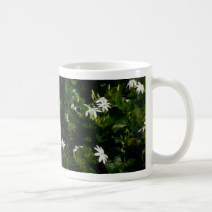 Jasmine Flowers Tropical Floral Botanical Coffee Mug