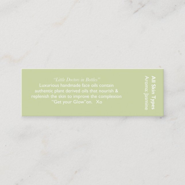 Jasmine ingredient card (Front)