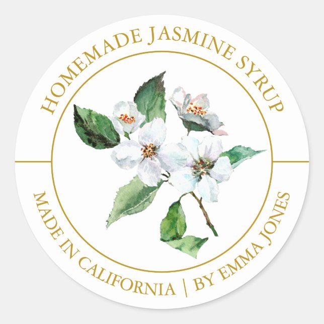 Jasmine Modern label (Front)