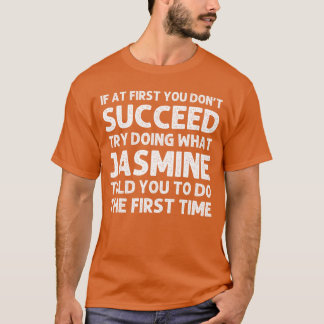 JASMINE Name Personalized Birthday Funny Christmas T-Shirt