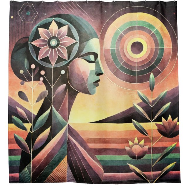 Jasmine Shower Curtain (Front)