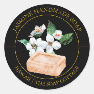 Jasmine Soap label
