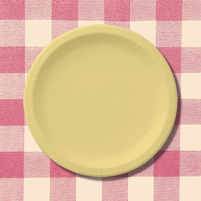 Jasmine Solid Colour Paper Plate (Creator Uploaded)