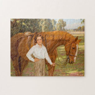 Jasmine the Horse (by Algernon Talmage) Jigsaw Puzzle