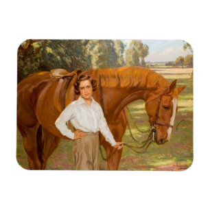 Jasmine the Horse (by Algernon Talmage) Magnet