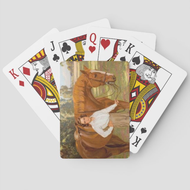Jasmine the Horse (by Algernon Talmage) Playing Cards (Back)