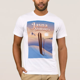 Jasna, Slovakia Ski poster. T-Shirt