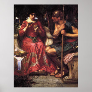 Jason and Medea by John William Waterhouse - 1907 Poster