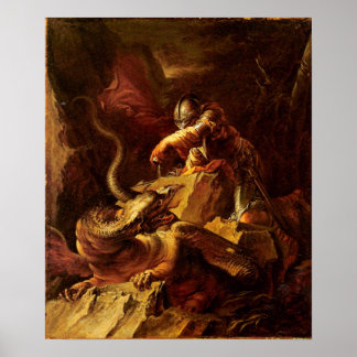 Jason Charming the Dragon Poster