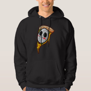 Jason Hockey Mask Halloween Horror And Pizza Hoodie