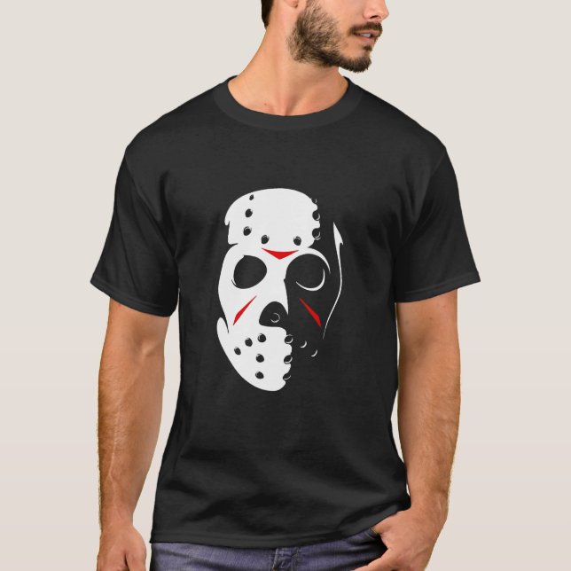 Jason Hockey Mask Halloween Shirt Friday 13TH T-Sh (Front)