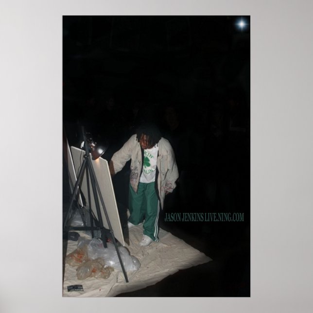 JASON JENKINS LIVE BLACK GRAPHIC POSTER (Front)