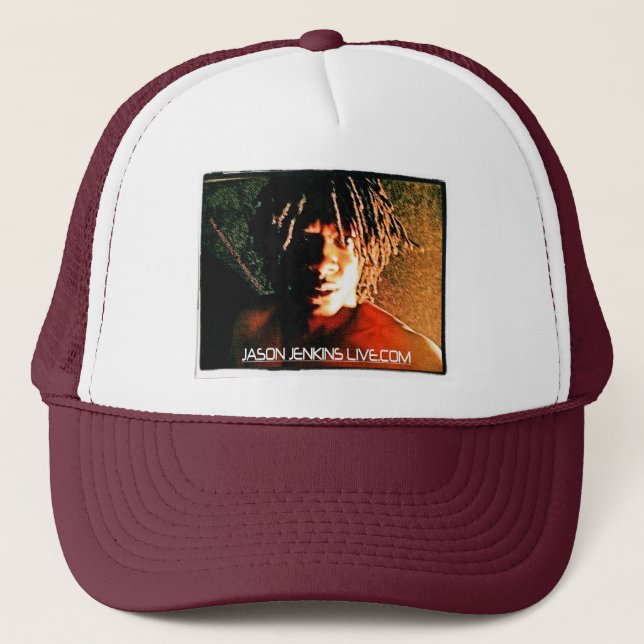 JASON JENKINS LIVE BLUR TRUCKER HAT (Front)