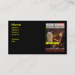 JASON JENKINS LIVE EVENTS BUSINESS CARD
