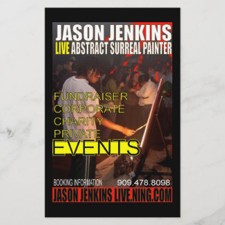 JASON JENKINS LIVE EVENTS FLYER
