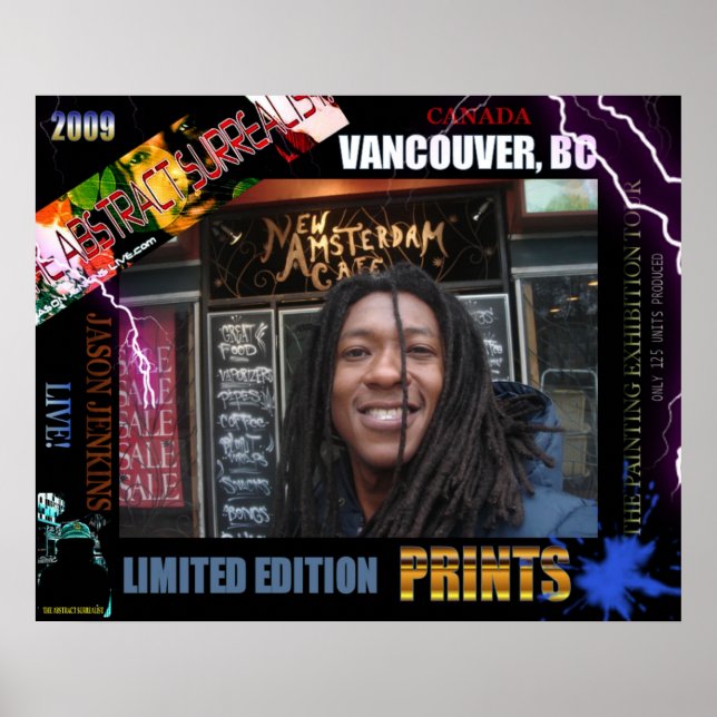 JASON JENKINS LIVE VANCOUVER LIMITED EDITION PRINT (Front)