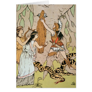 Jason seizing the Golden Fleece