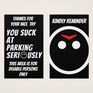 Jason's Warning You Suck At Parking Seriously