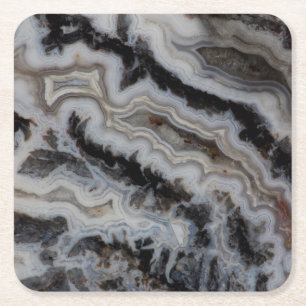Jasper Agate Mixed Slab Square Paper Coaster