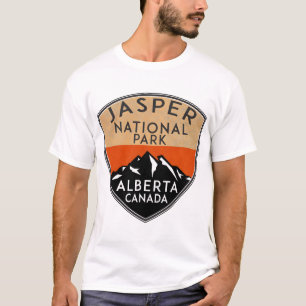 JASPER ALBERTA CANADA Skiing Ski Mountain Mountai T-Shirt