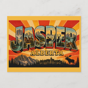 Jasper Alberta Wild & Serene Postcard