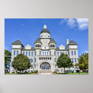 Jasper County Courthouse, Carthage, Missouri Poster