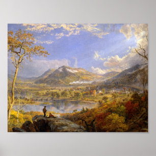 Jasper Francis Cropsey - Starrucca Viaduct Poster