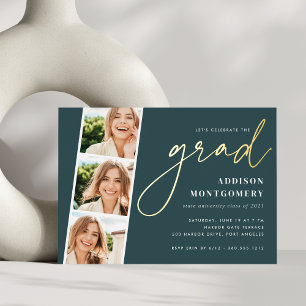 Jasper   Gold Tassel Photo Strip Graduation Party