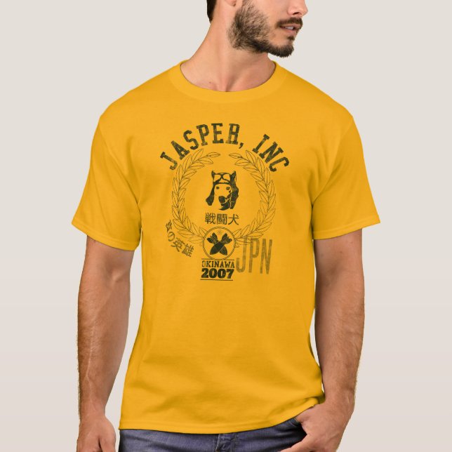 Jasper, Inc -  Fighter Pilot Dog T-Shirt (Front)
