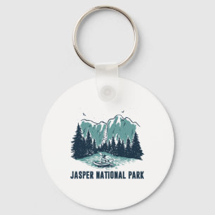Jasper Mountain Alberta Canada Jasper National Par Key Ring