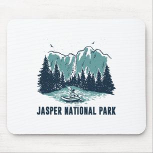 Jasper Mountain Alberta Canada Jasper National Par Mouse Mat