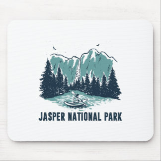 Jasper Mountain Alberta Canada Jasper National Par Mouse Mat