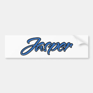 Jasper Name blue Aufkleber Sticker Autoaufkleber