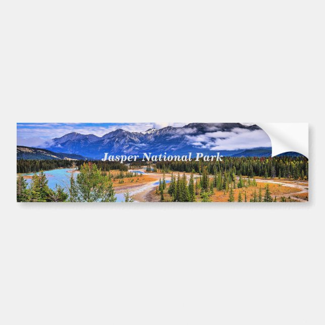Jasper National Park, Alberta, Canada Bumper Sticker (Front)