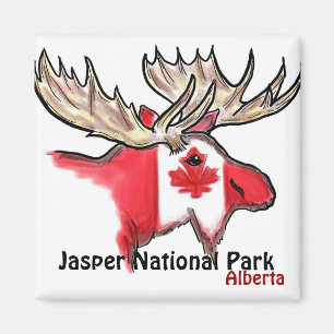 Jasper National Park Alberta Canada elk magnet