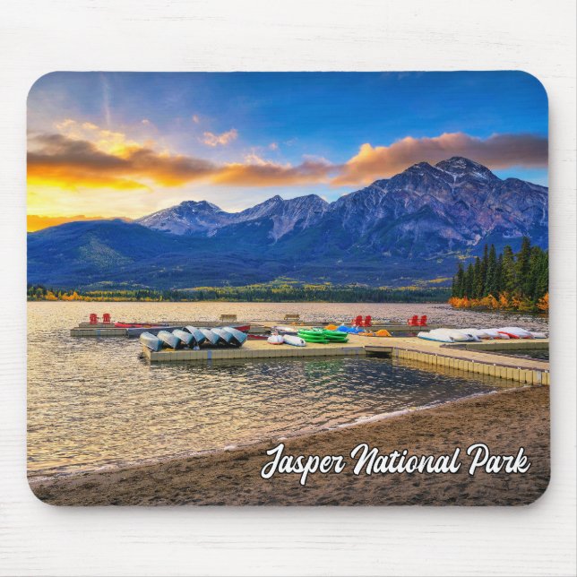 Jasper National Park, Alberta, Canada Mouse Mat (Front)
