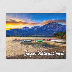 Jasper National Park, Alberta, Canada Postcard