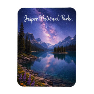 Jasper National Park Canada at Night Magnet