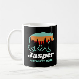 Jasper National Park Canada Bear Retro  Coffee Mug