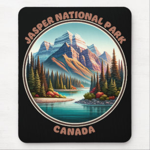 Jasper National Park Canada Mouse Mat