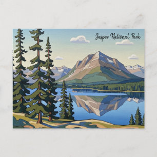 Jasper National Park Canada Postcard