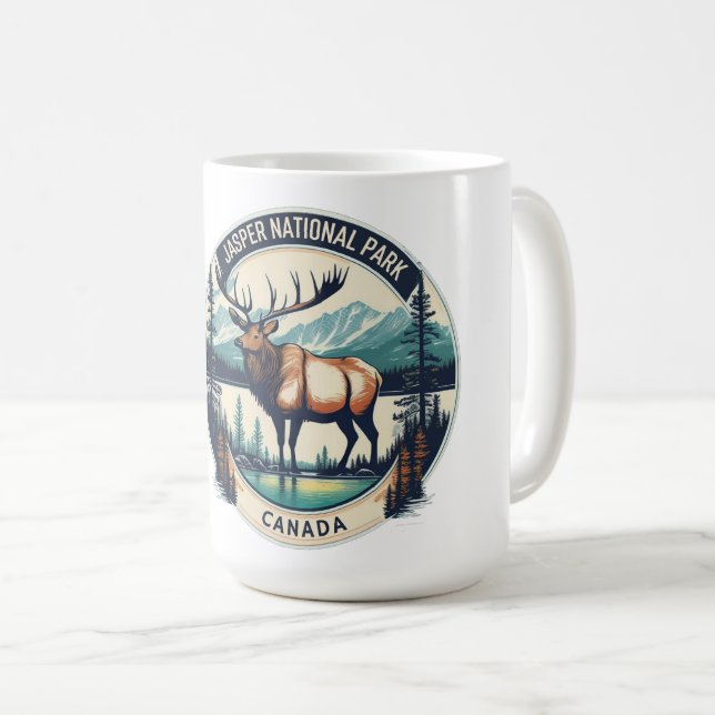 Jasper national park Canada resorts Coffee Mug (Front Right)