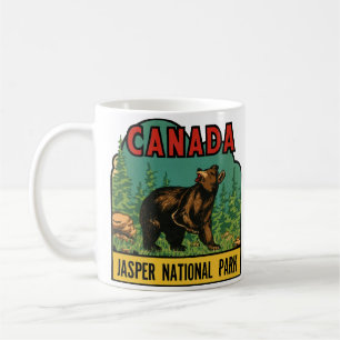Jasper National Park Canada Vintage Travel Coffee Mug