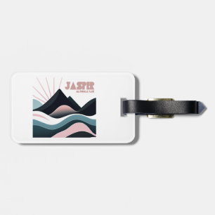 Jasper National Park Colored Hills Luggage Tag