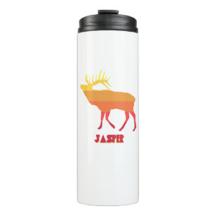 Jasper National Park Elk Thermal Tumbler